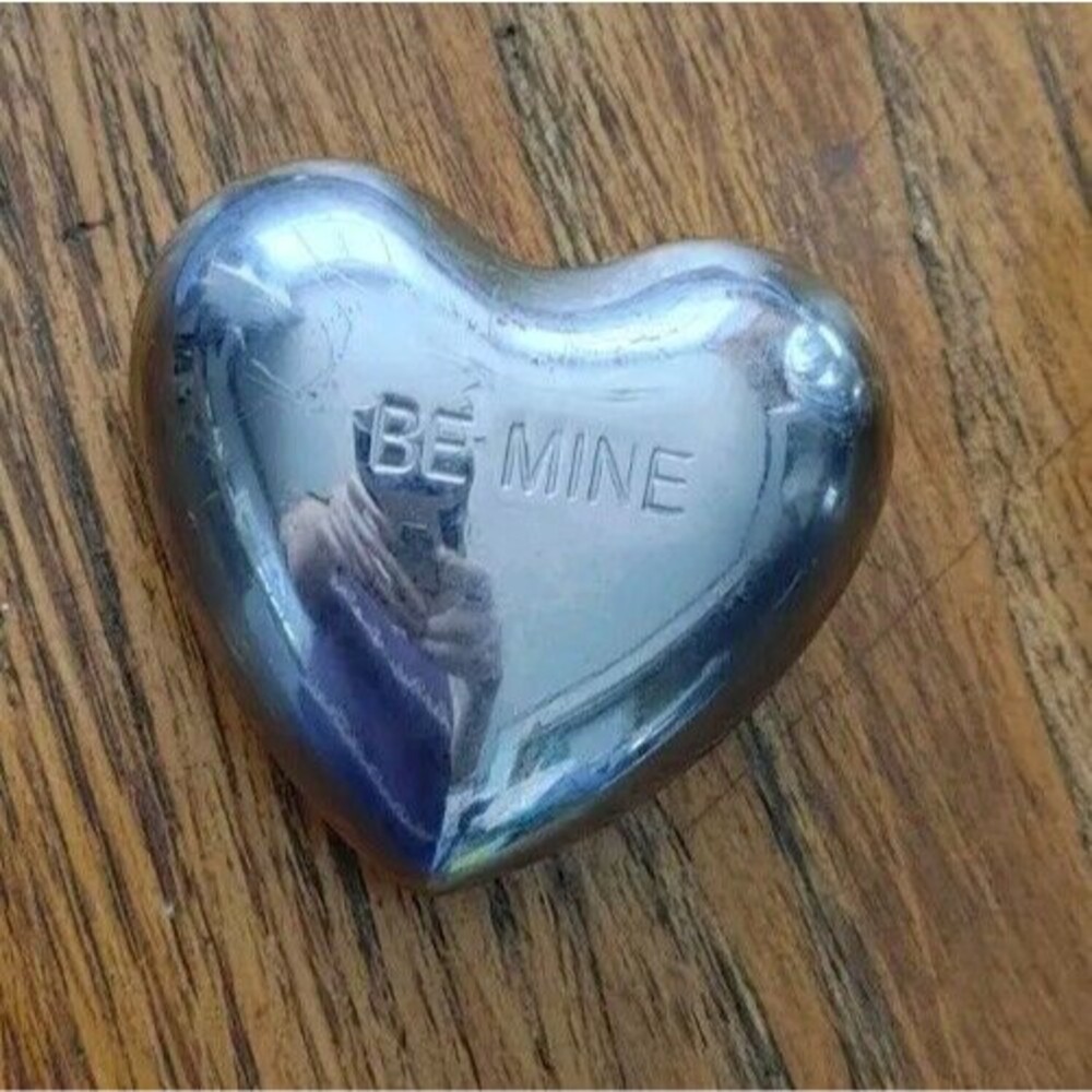 Metal Musical Heart "Be Mine"